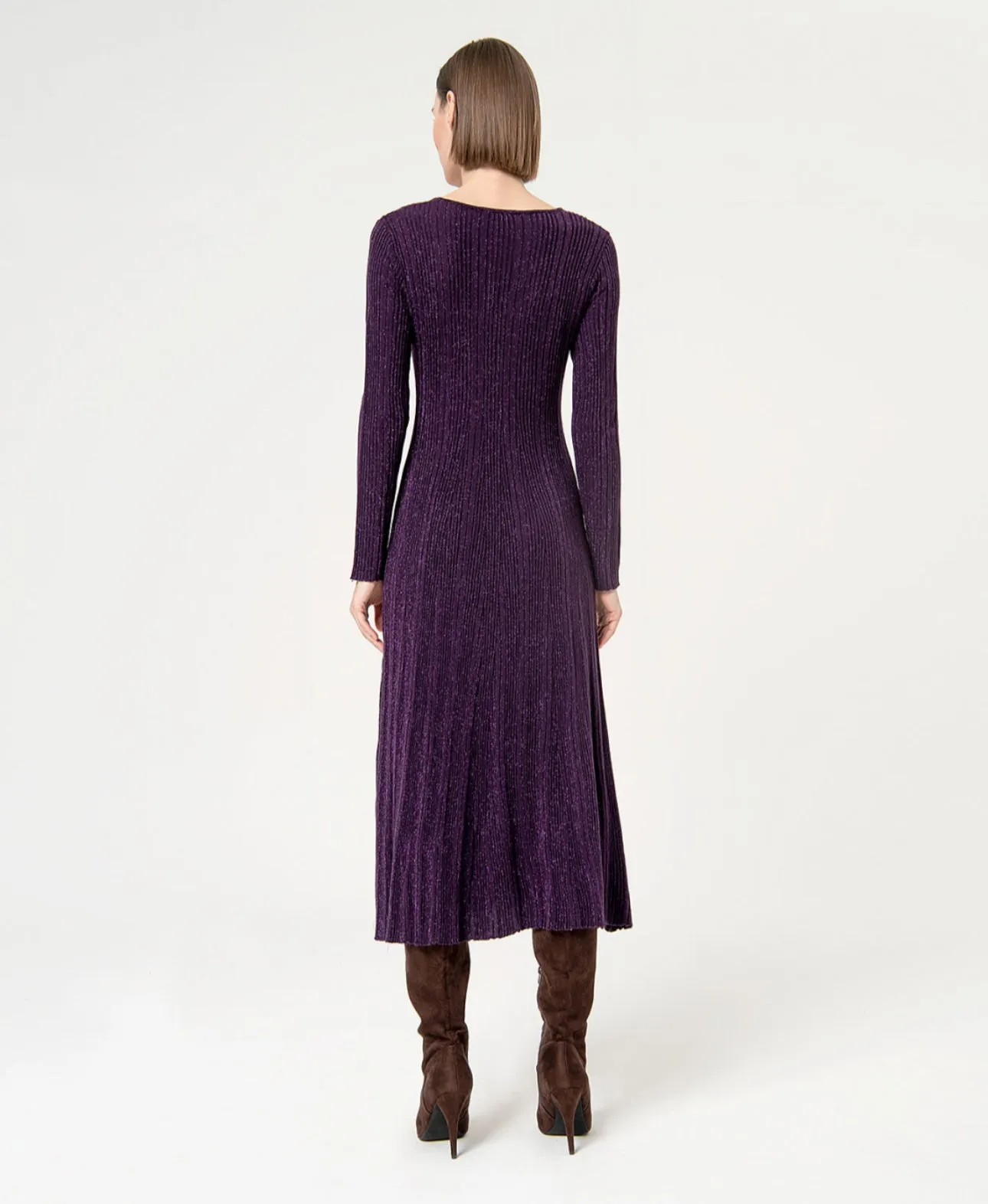 554NEXU734 Purple Dress