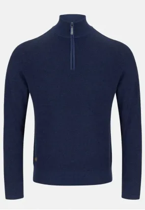 6th Sense Stanley Half Zip Sweater - Mix Kino