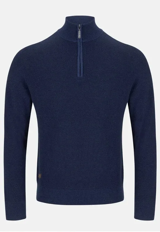 6th Sense Stanley Half Zip Sweater - Mix Kino