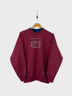 90's Grandma Embroidered Vintage Sweatshirt Size 8