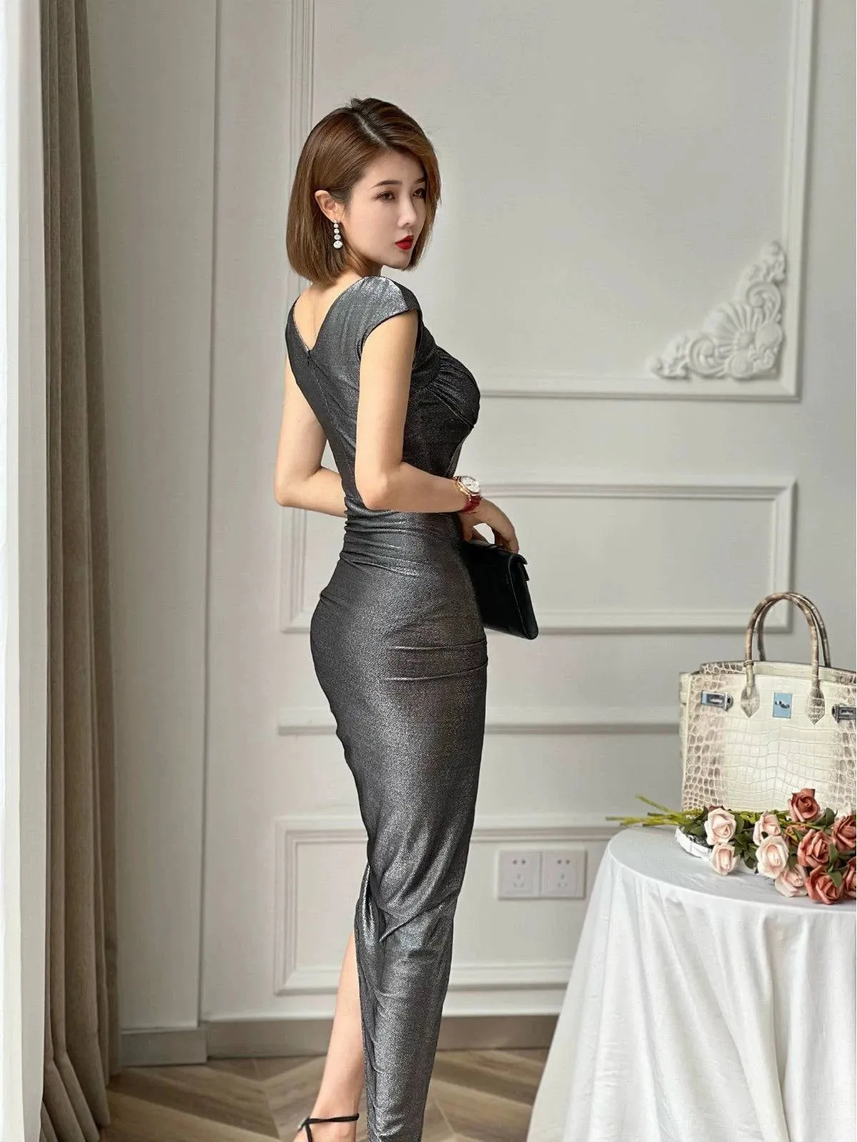 Accessible Luxury  Irregular Dress
