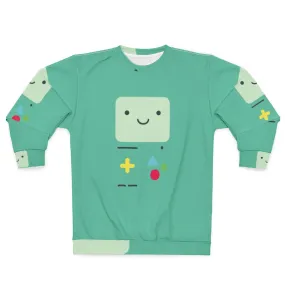 Adventure Time BMO Sweatshirt - Cartoon Network Inspired Apparel