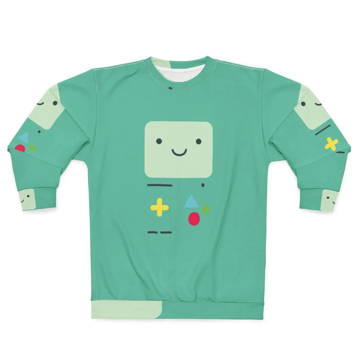 Adventure Time BMO Sweatshirt - Cartoon Network Inspired Apparel