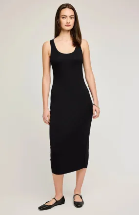 Alexi Tank Midi Dress-Black