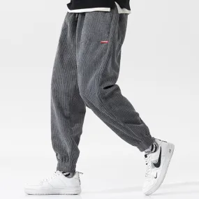 All Match Loose Hong Kong Style Men’s Casual Pants – Comfortable & Trendy Streetwear