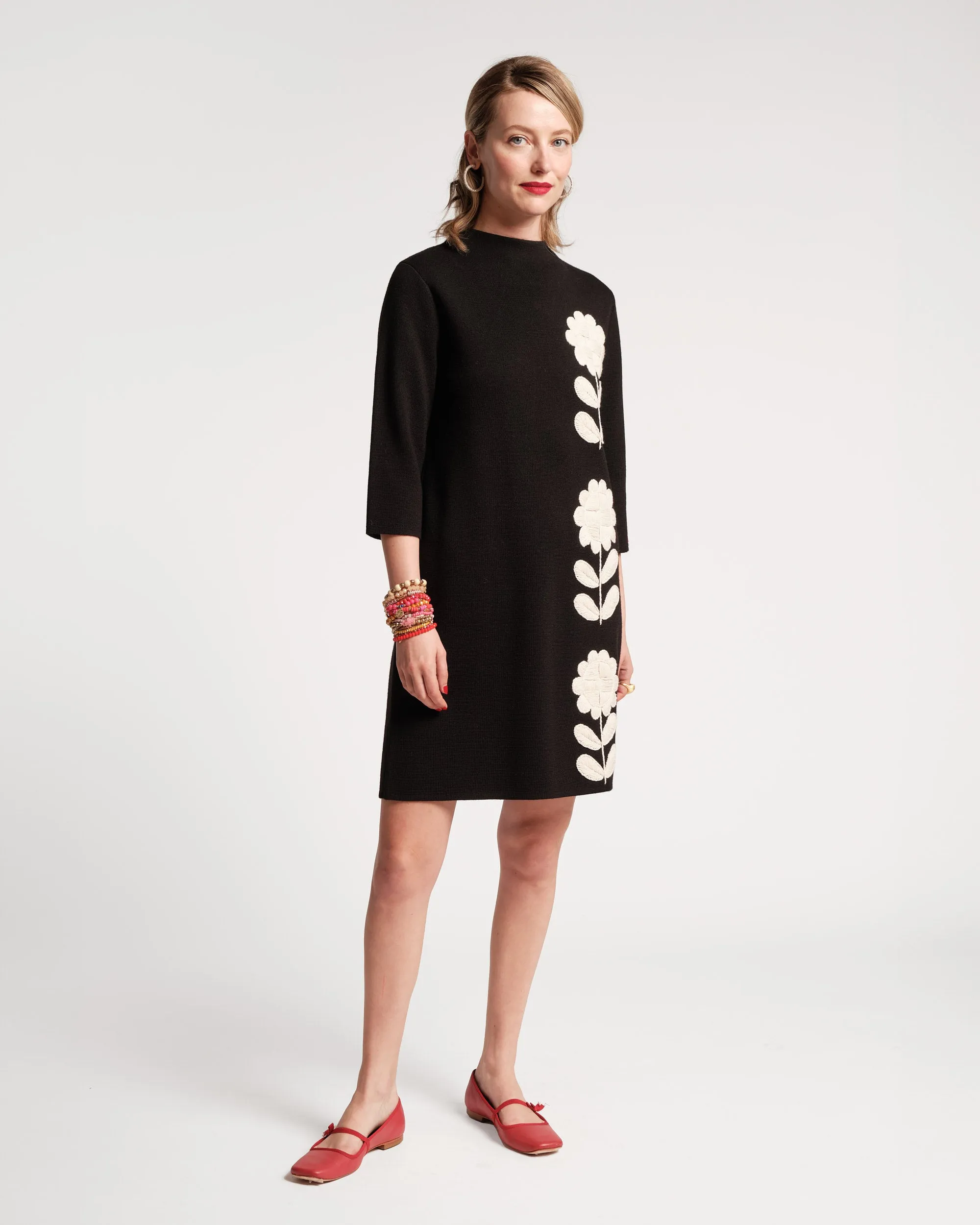 Annie Merino Wool Midi Dress