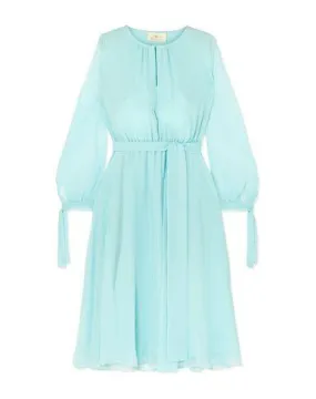 Arossgirl X Soler Women Long dress Sky blue L INT