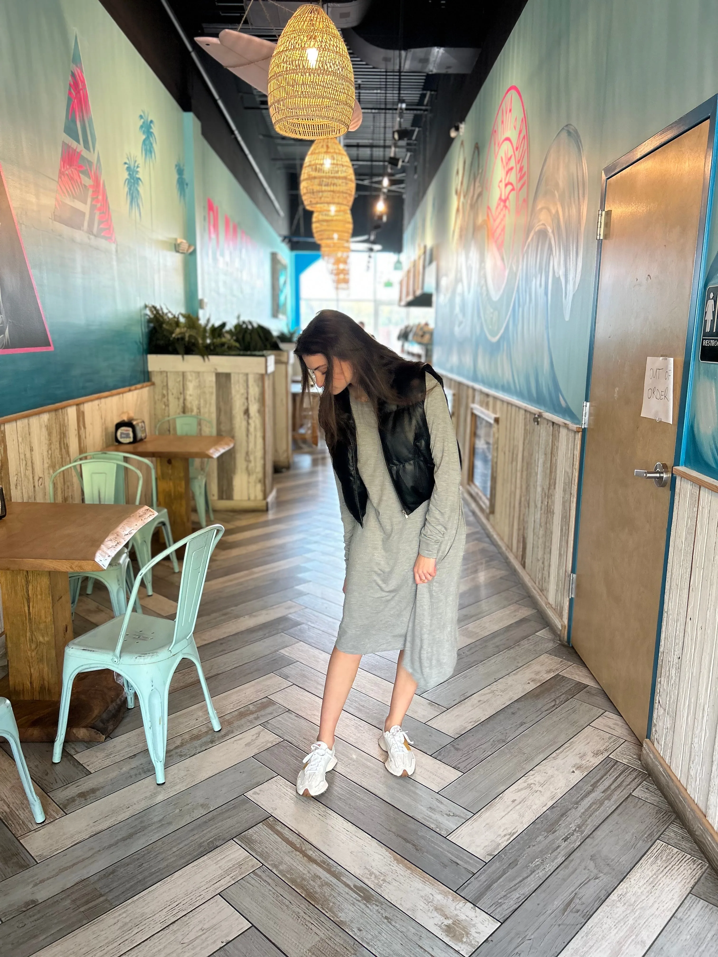 Asymmetrical Tee Dress