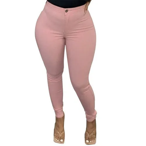 Autumn Pants Women Skinny Pencil Pant Candy Color Leggings Push Up