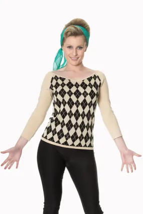 Banned Apparel - Great Heights Off Shoulder Knit Top