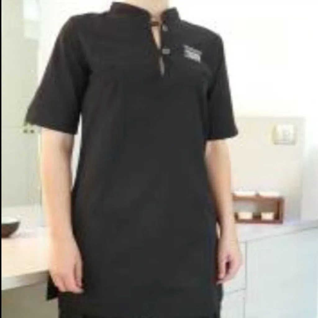 BERNARD CASSIERE BLACK OVERALL TOP