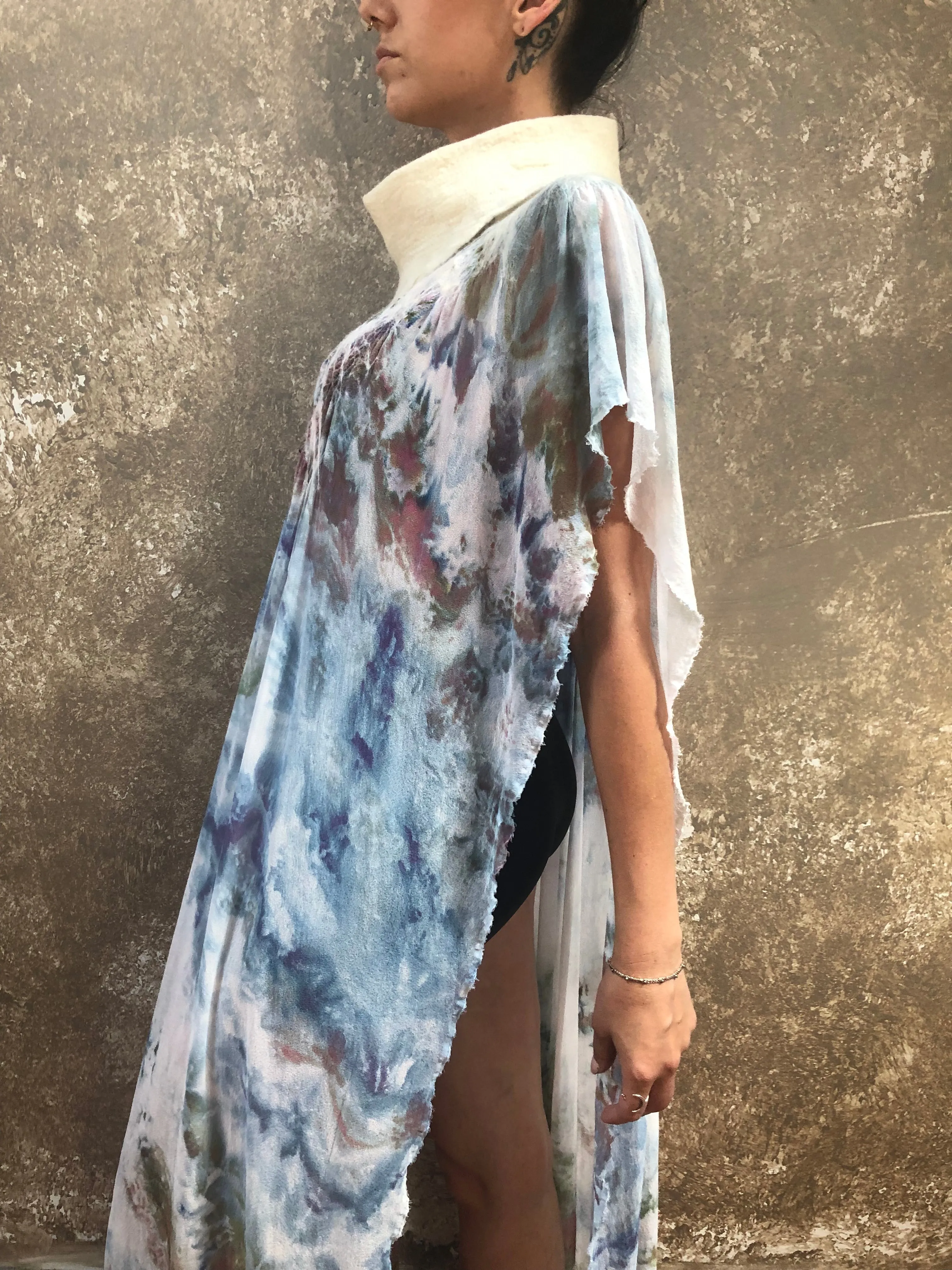 BlckBts Felted Watercolor Kaftan