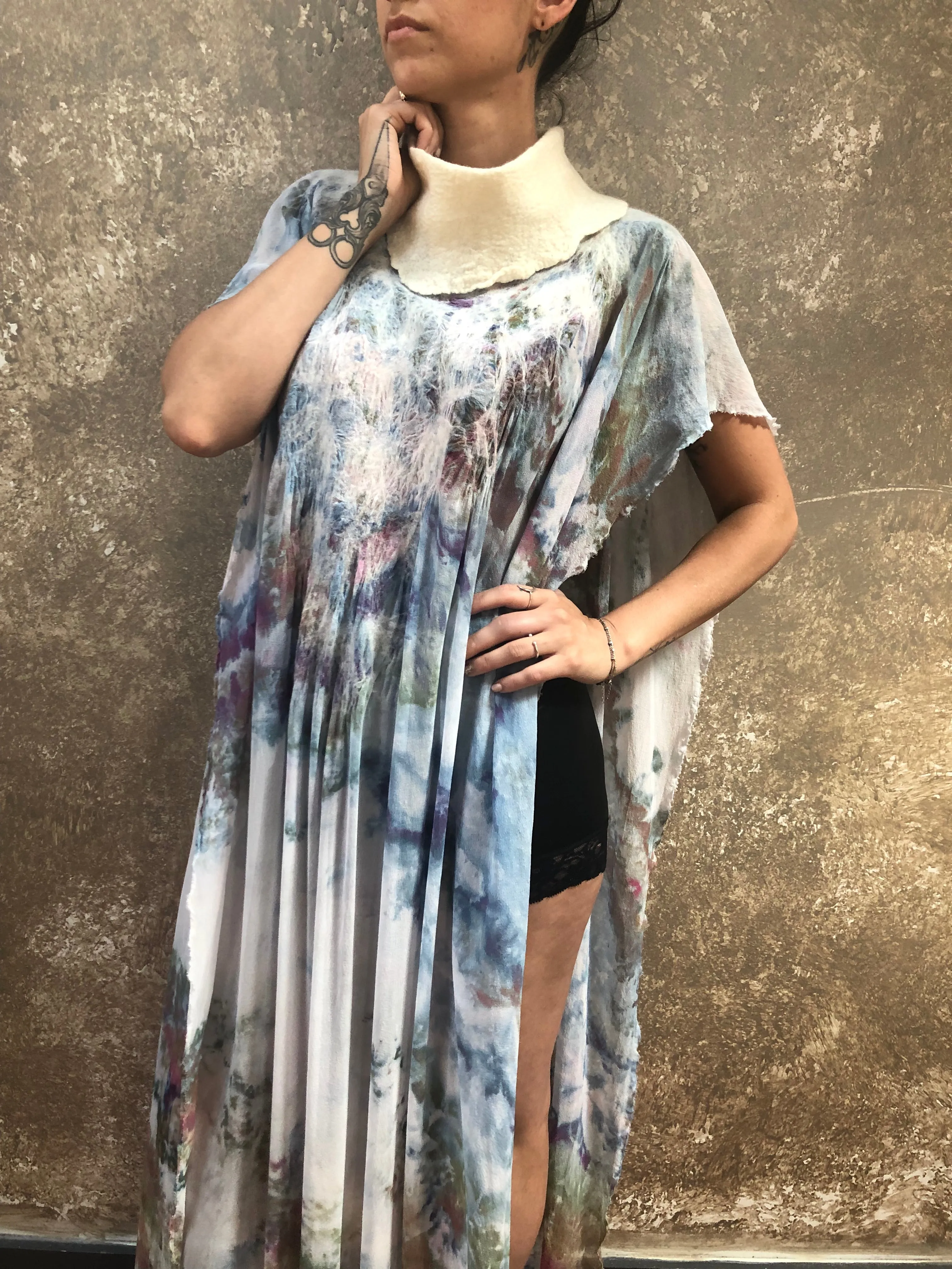 BlckBts Felted Watercolor Kaftan