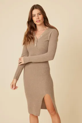 Bristol Merino Dress - Fawn