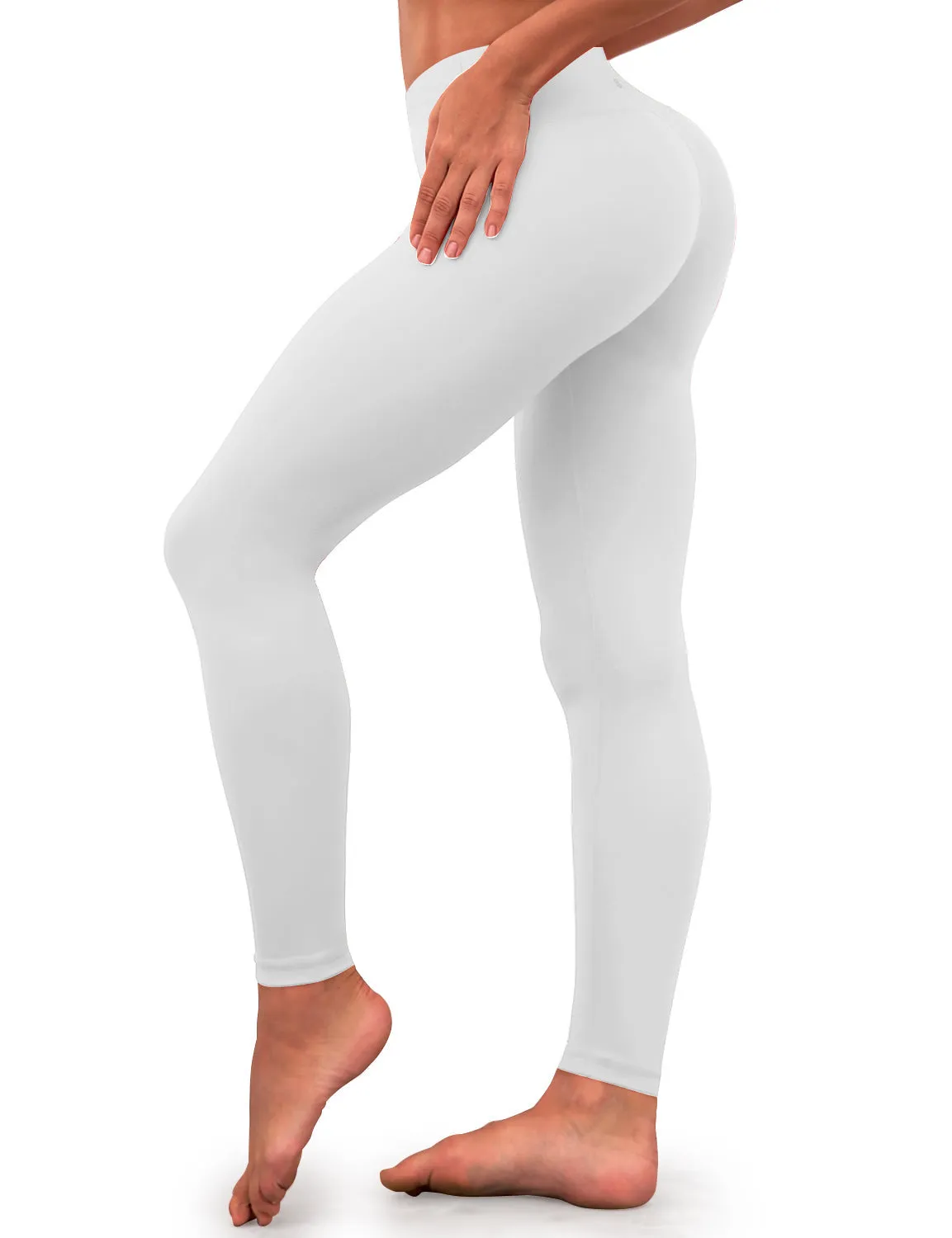 BUBBLELIME 75N/25S Mid Waist Plus Size Pants 22"/26" inseam_Plus Size
