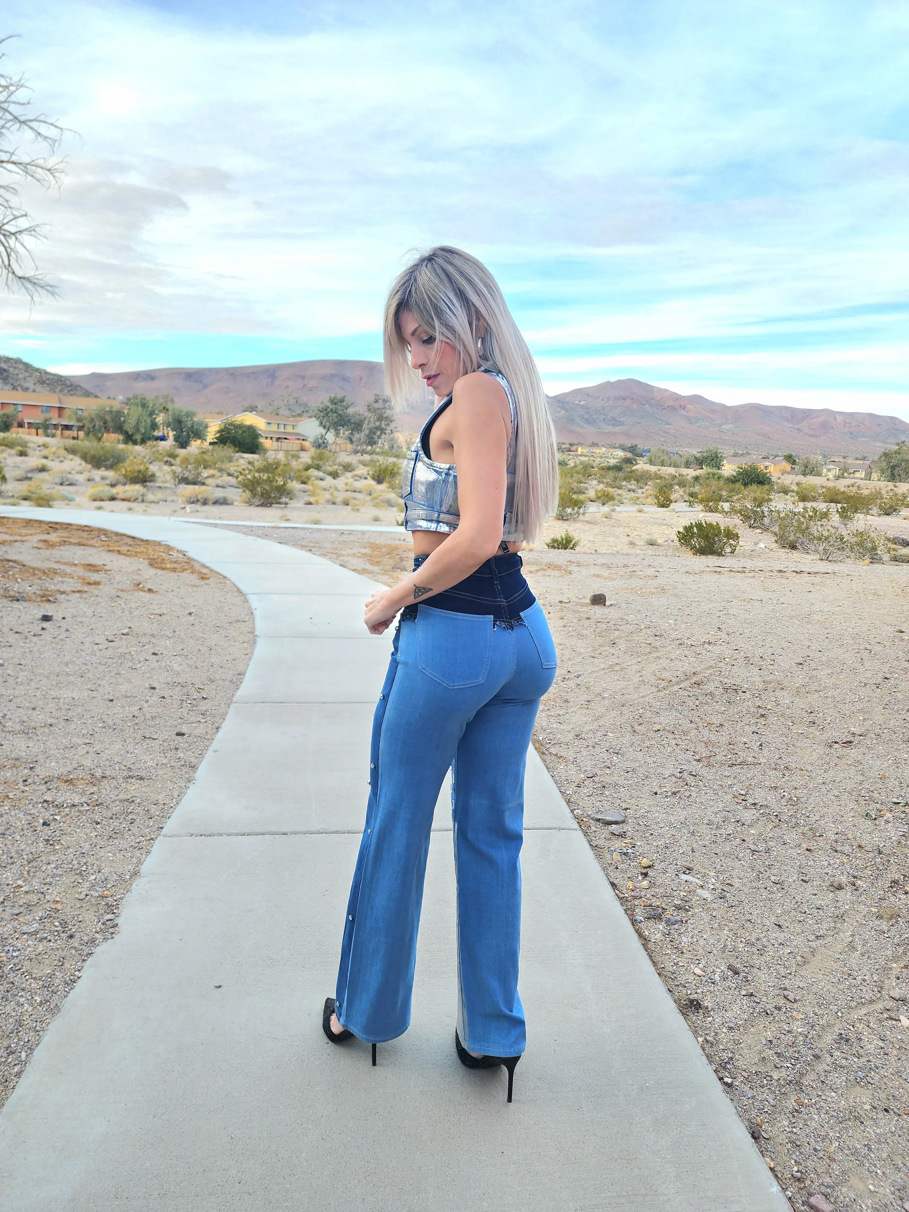 Busy girl denim pants