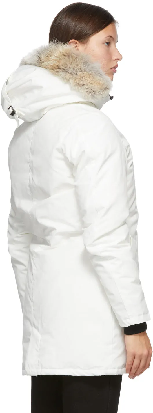 Canada Goose White Down Victoria Parka