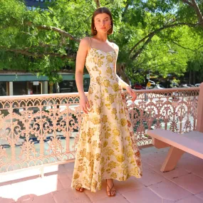 Casual Printed Backless Spaghetti Straps Dress