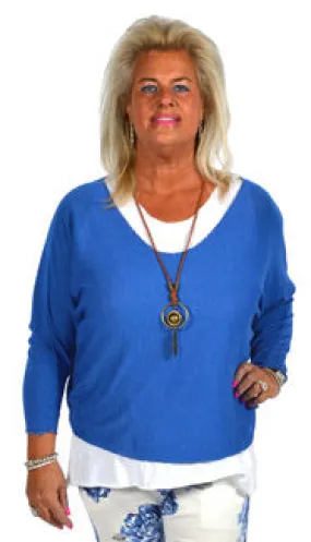 CATHERINELILLY ITG19005BL 2 pc tunic