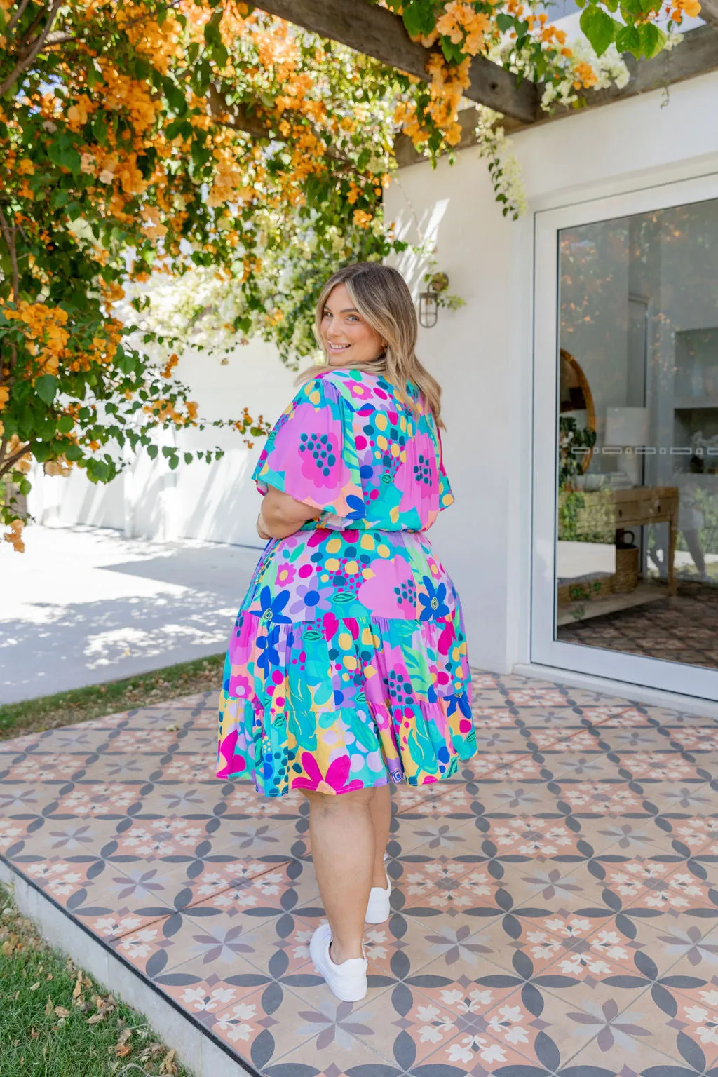 Charlie Dress in Spring Fling by Kasey Rainbow