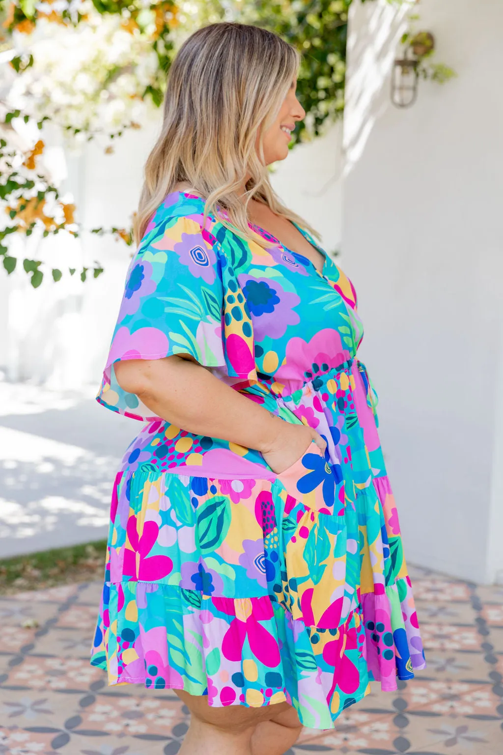 Charlie Dress in Spring Fling by Kasey Rainbow