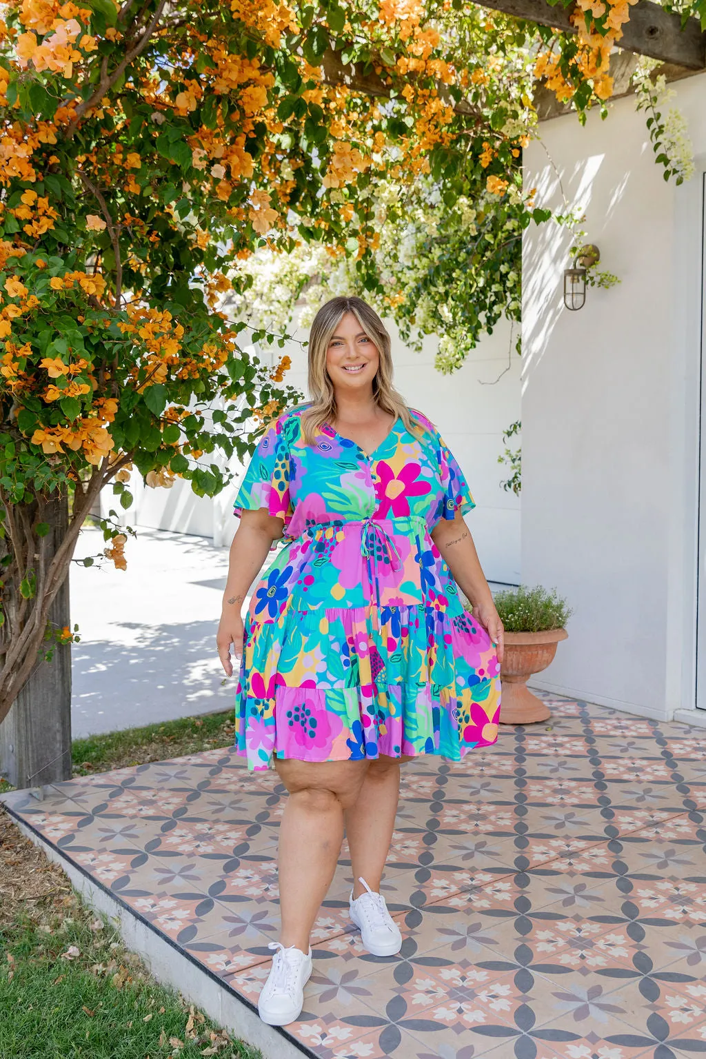 Charlie Dress in Spring Fling by Kasey Rainbow