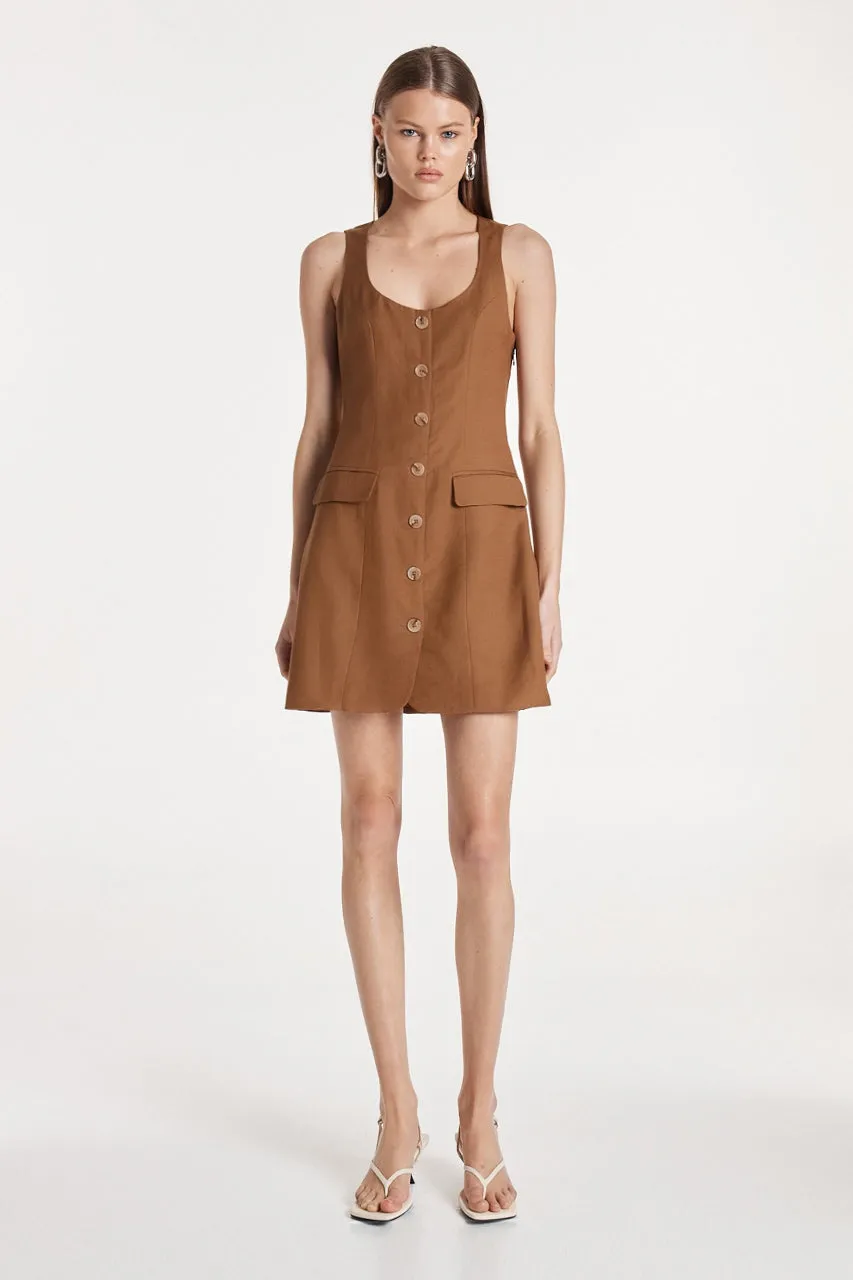 Cherie Mini Dress | Choc
