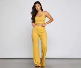 Chill Out Ribbed Pajama Pants