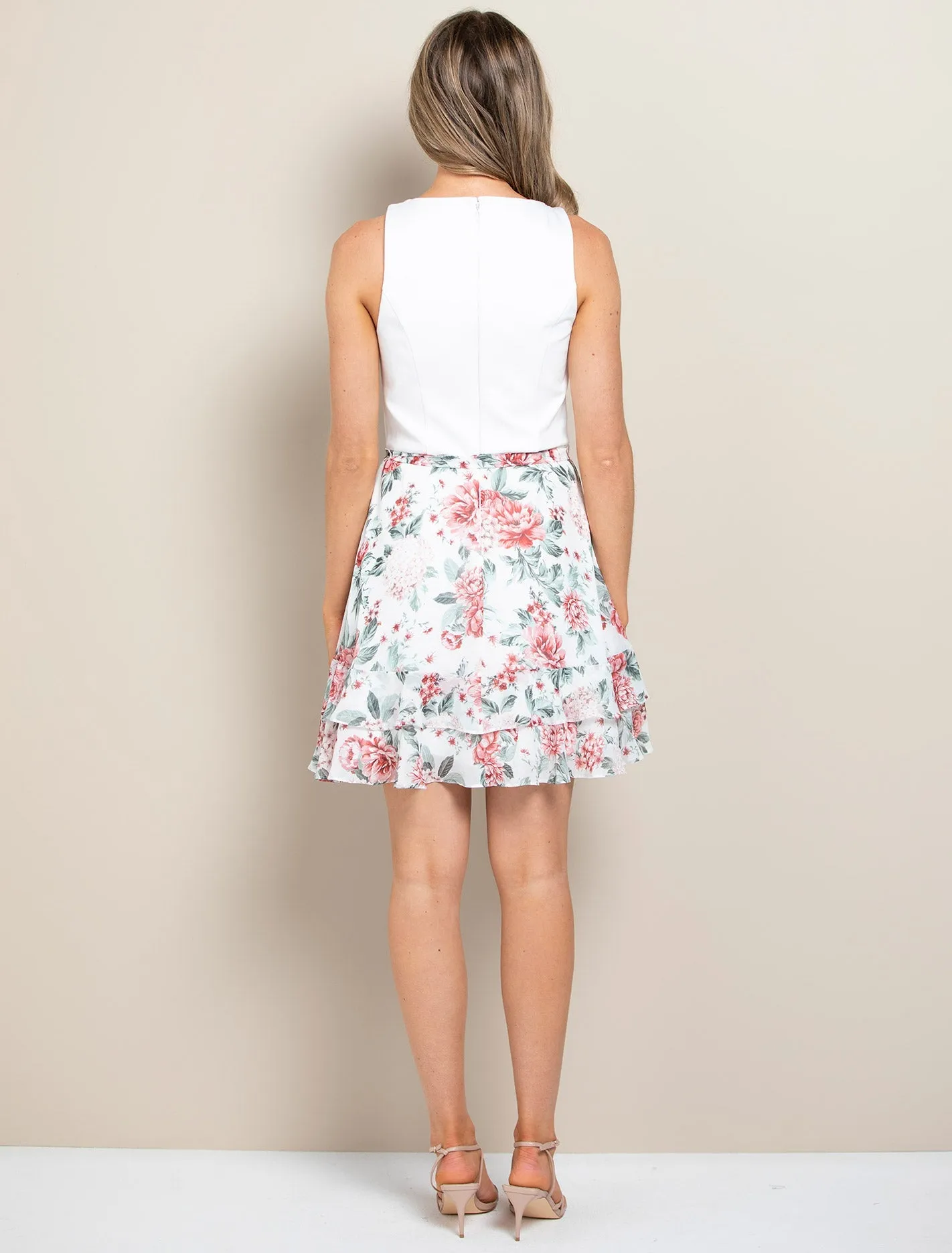 Cindy 2 In 1 Ruffle Mini Dress