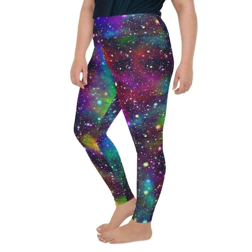 Colorful Universe Plus Size Leggings