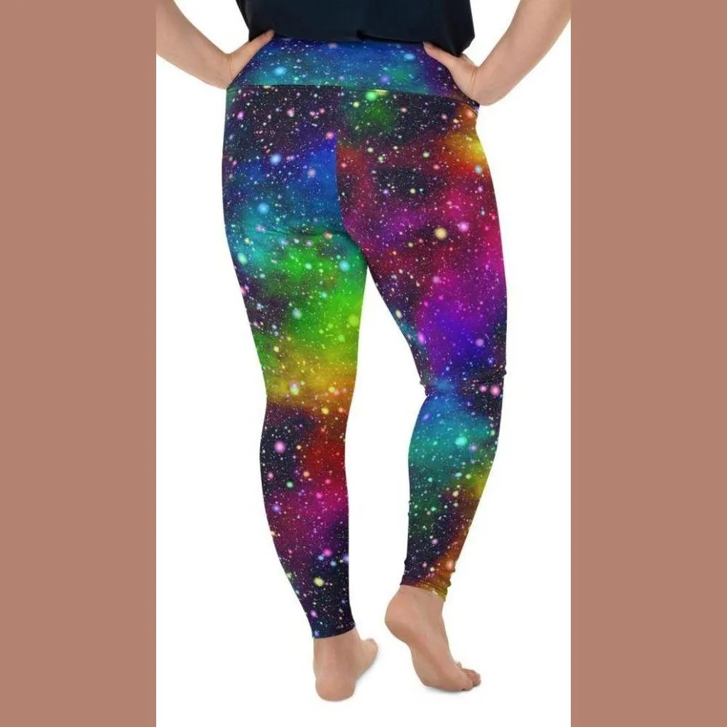 Colorful Universe Plus Size Leggings
