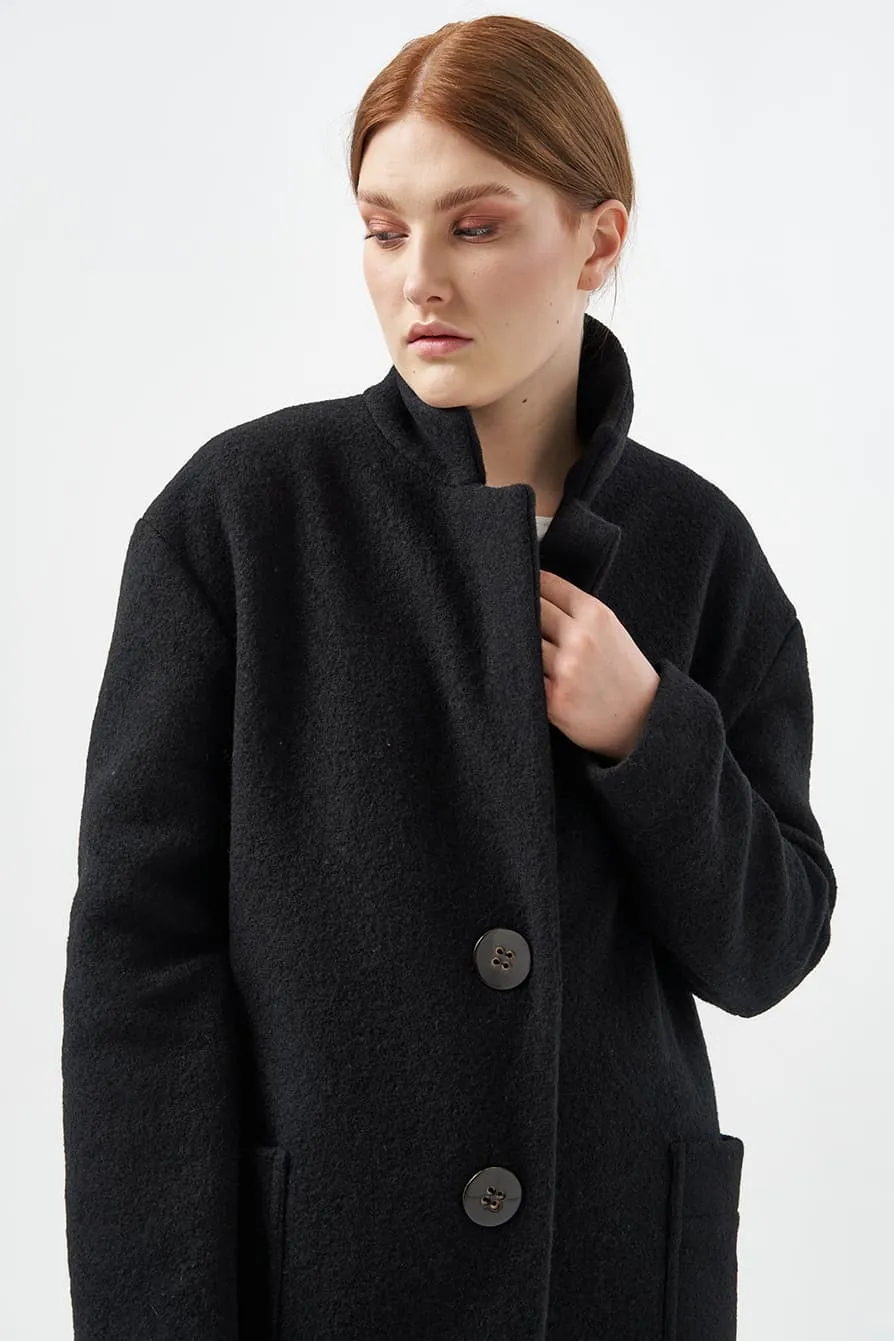 Cozy wool coat Polina