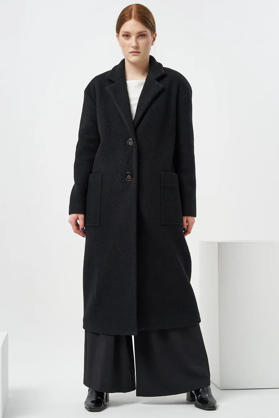 Cozy wool coat Polina