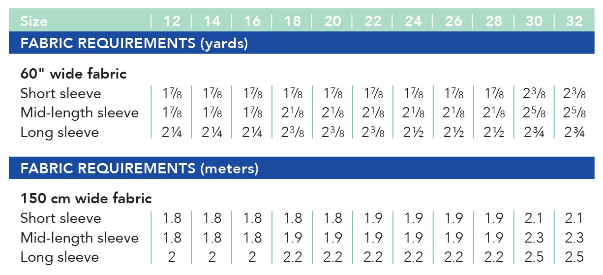 Dartmouth Top 12-32 PDF pattern