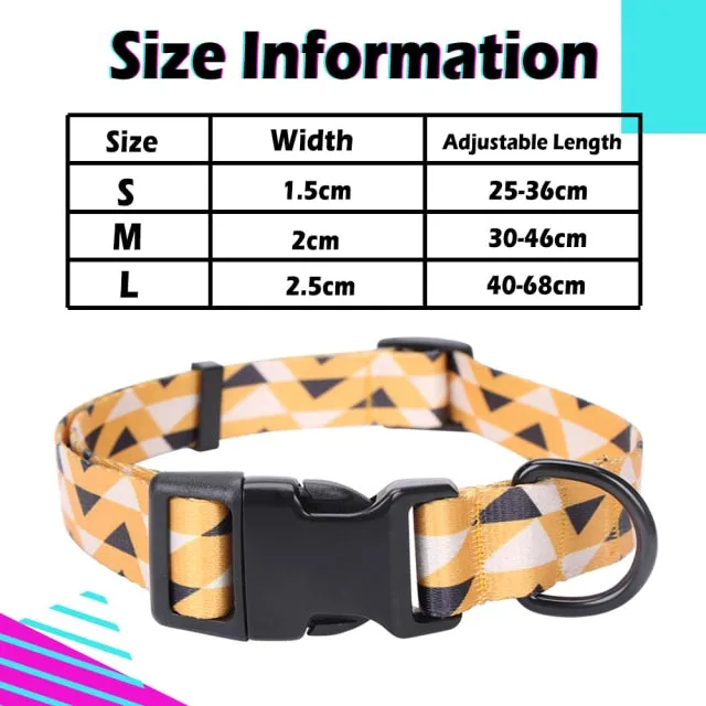 Designer Personalized Dog Collar