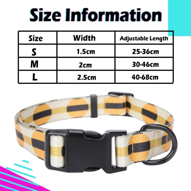 Designer Personalized Dog Collar