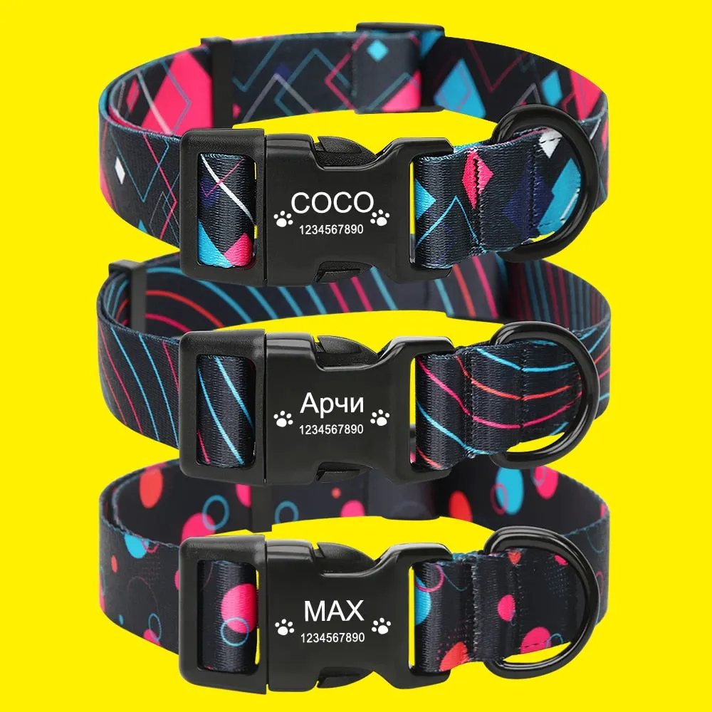 Designer Personalized Dog Collar
