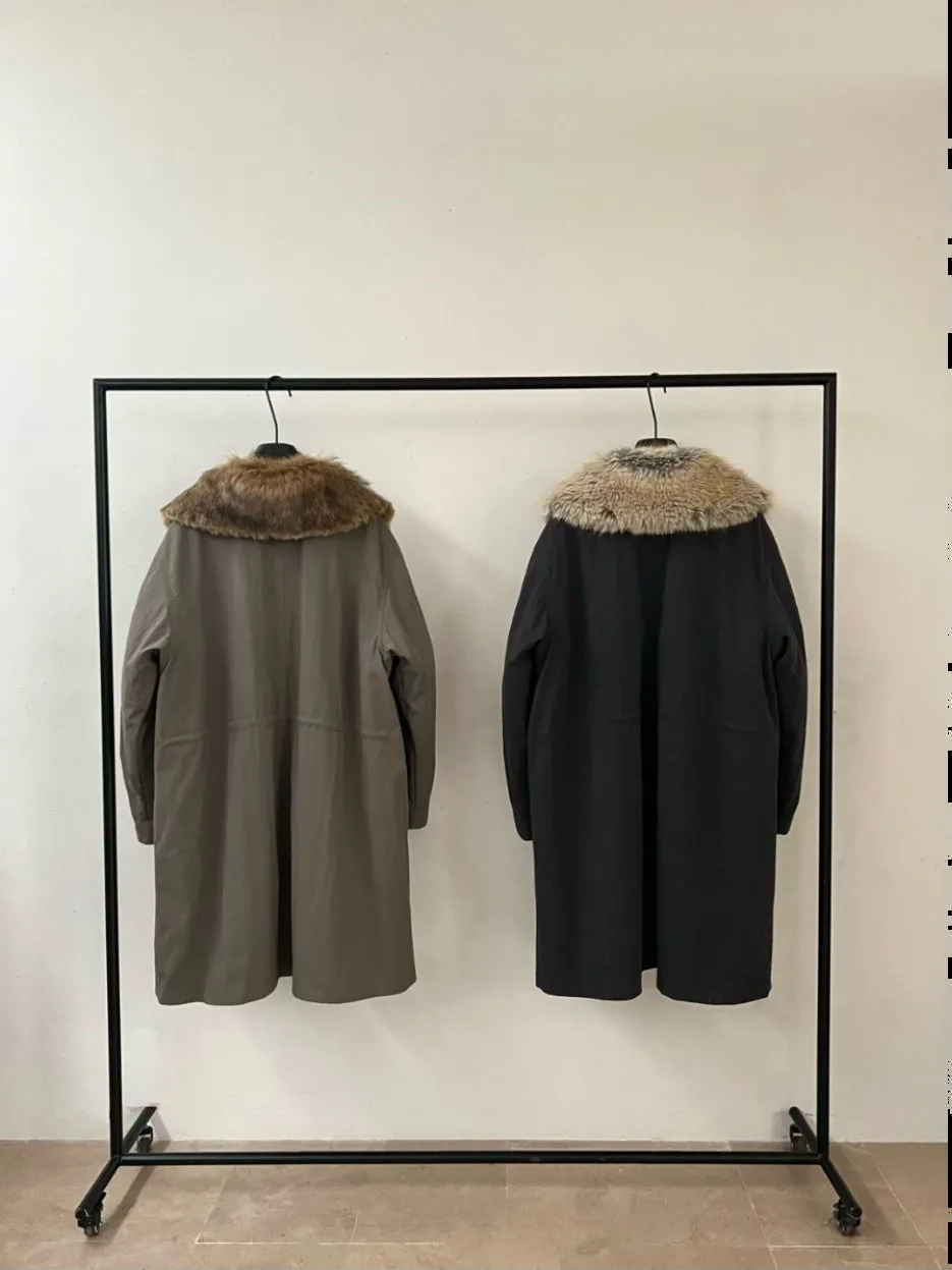 Detachable Fur Collar Parka