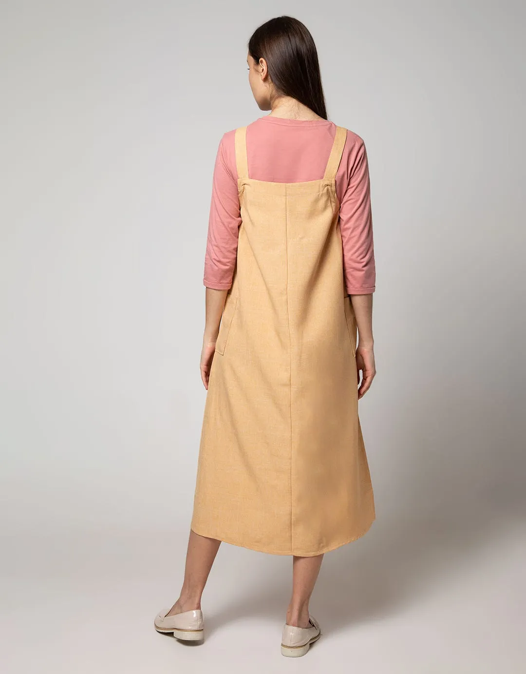 Details Overall Maxi Skirt Dress