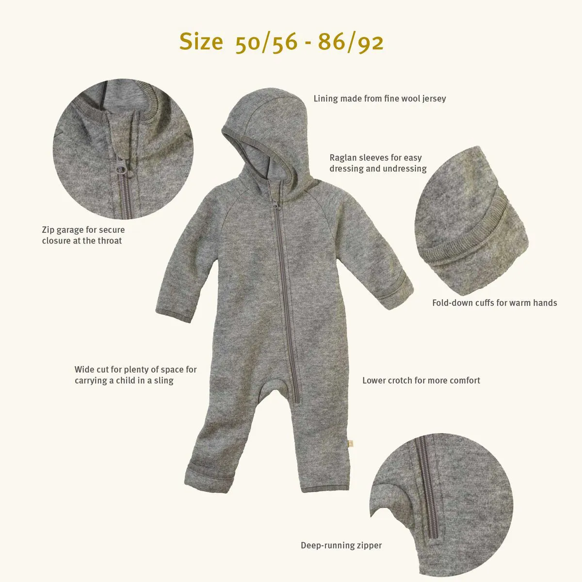 Disana Zip Overall