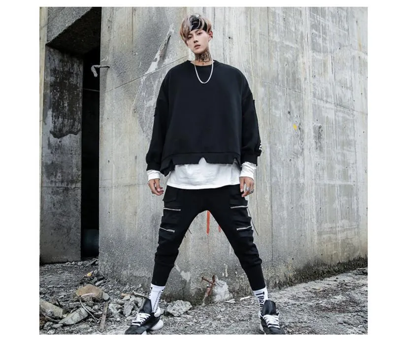 Distressed Oversized Box Sweater