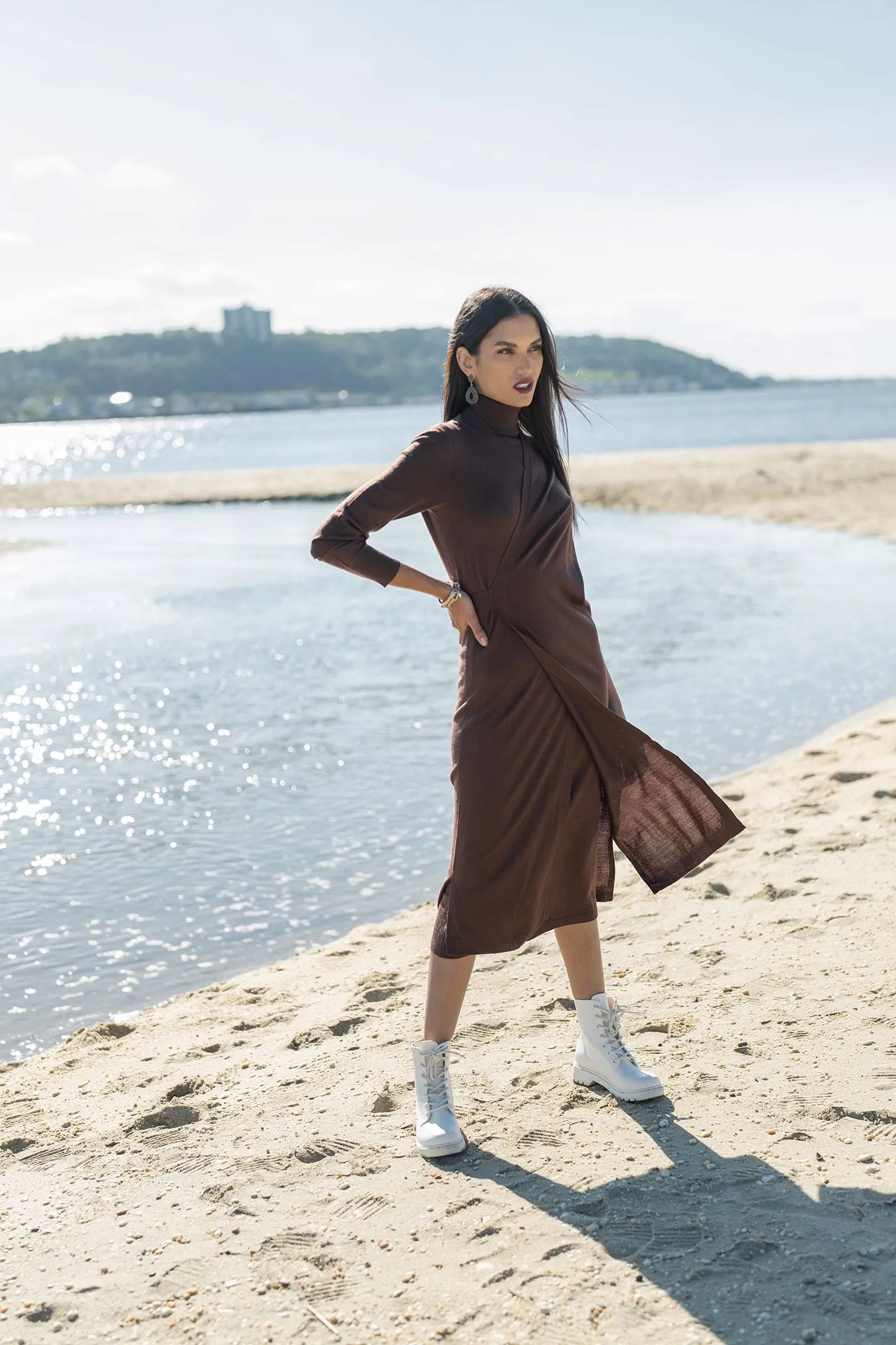 Ellie Makir Wrap Dress Set