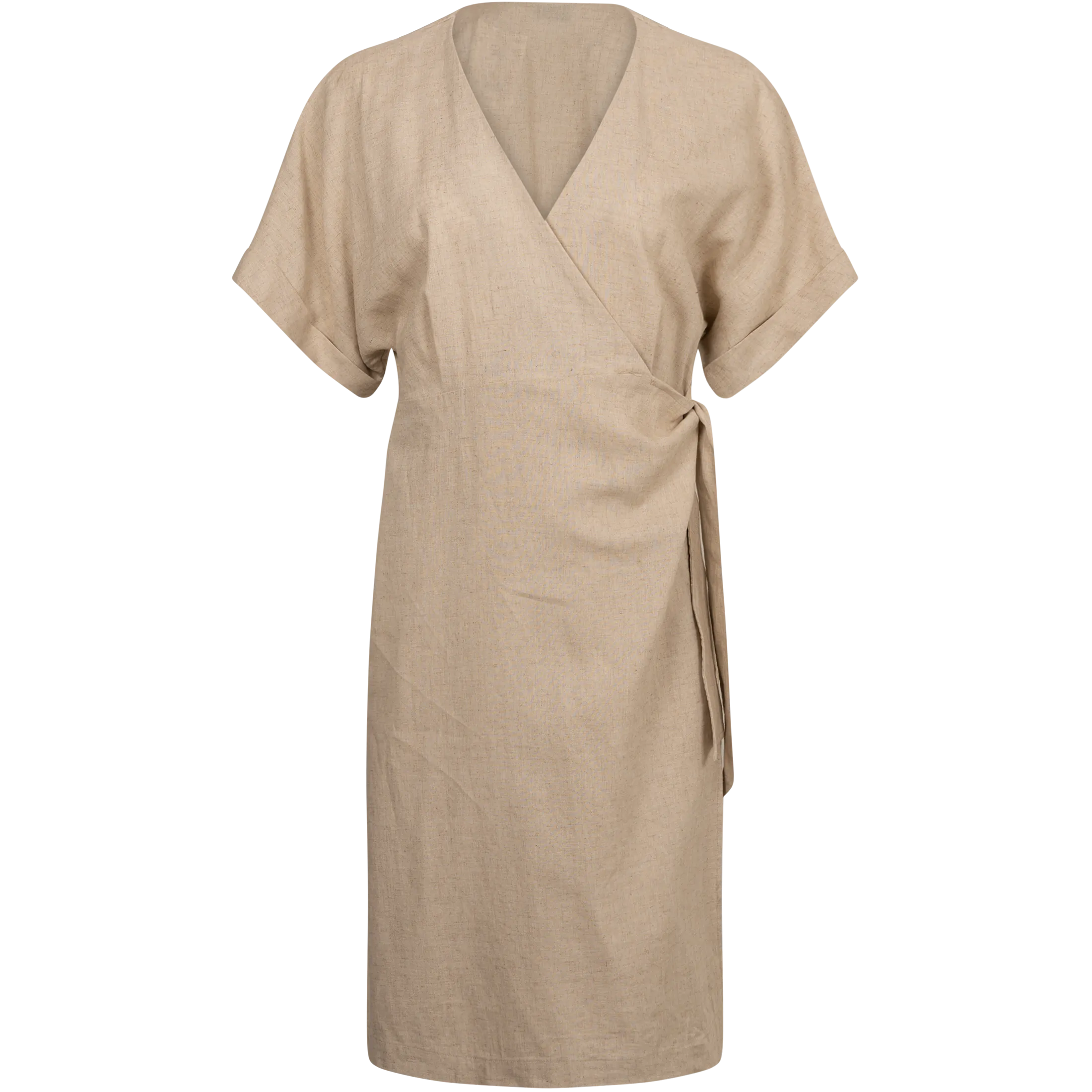 Esi Wrap Dress - Beige