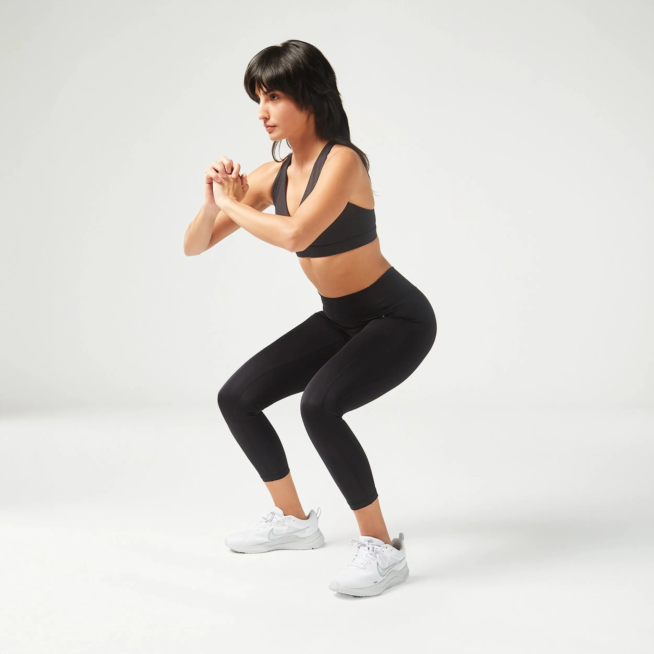 Essential Mid-Rise Leggings 24" - Black