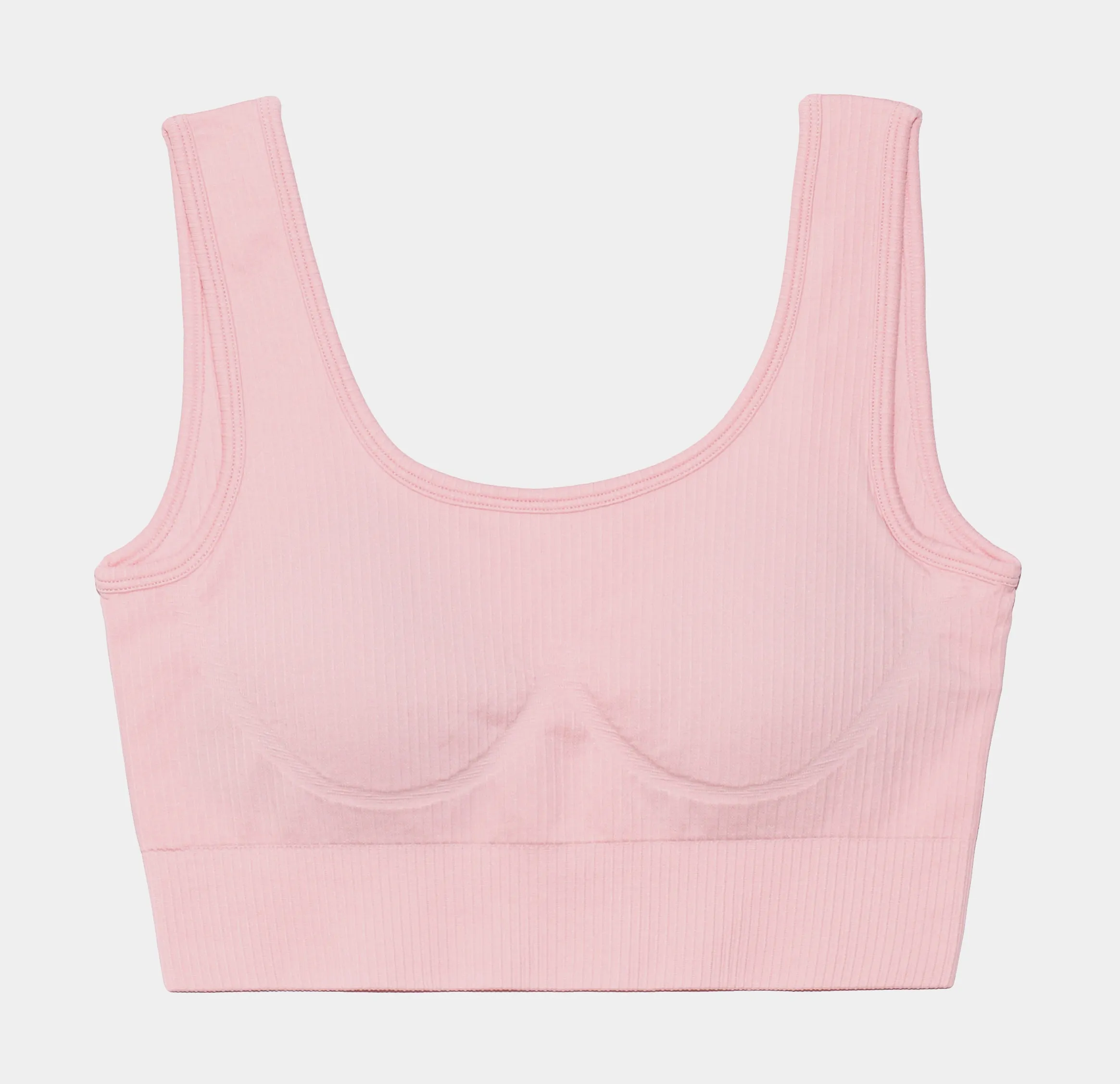 Eva Rib Knit Top Womens Top (Pink)