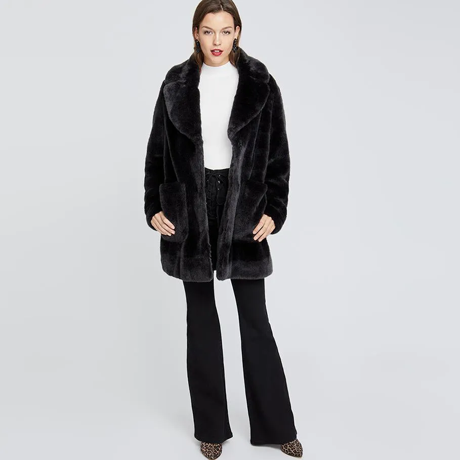 Faux Fur Topper