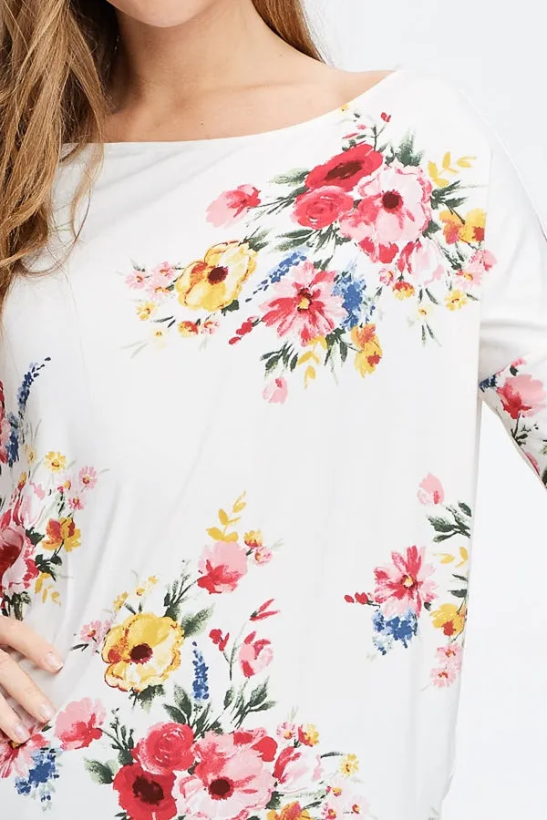 Floral Knit Top