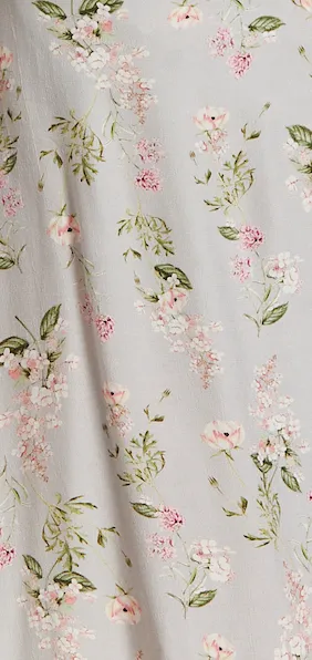 Floral Print Kimono Sleeve Wrap Maxi Dress