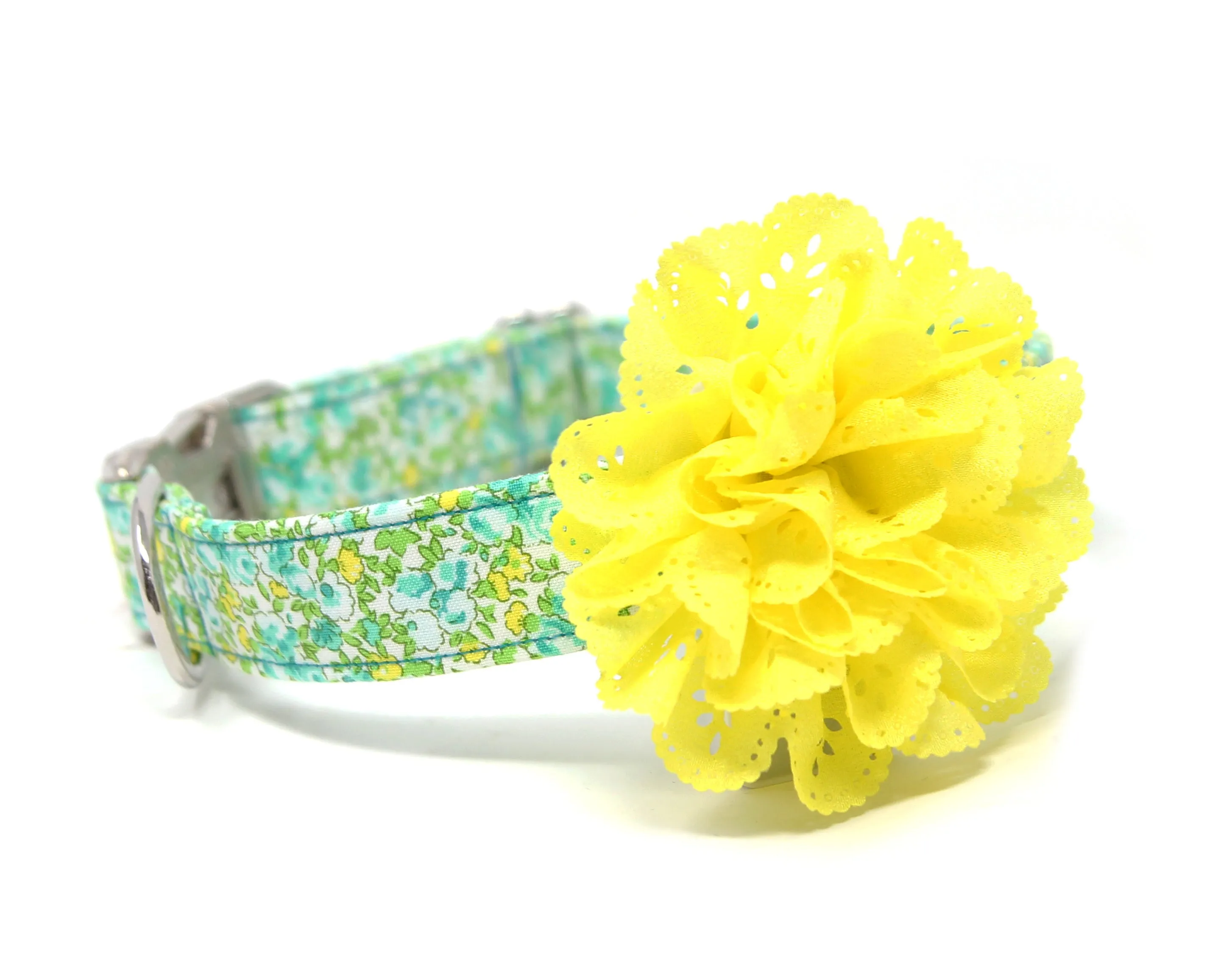 Flower Collar Green Zinnia