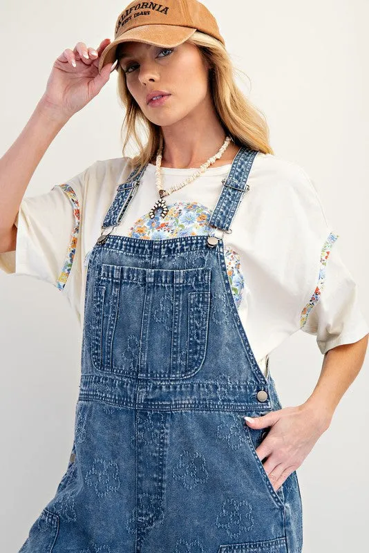 Flower Twill Overall